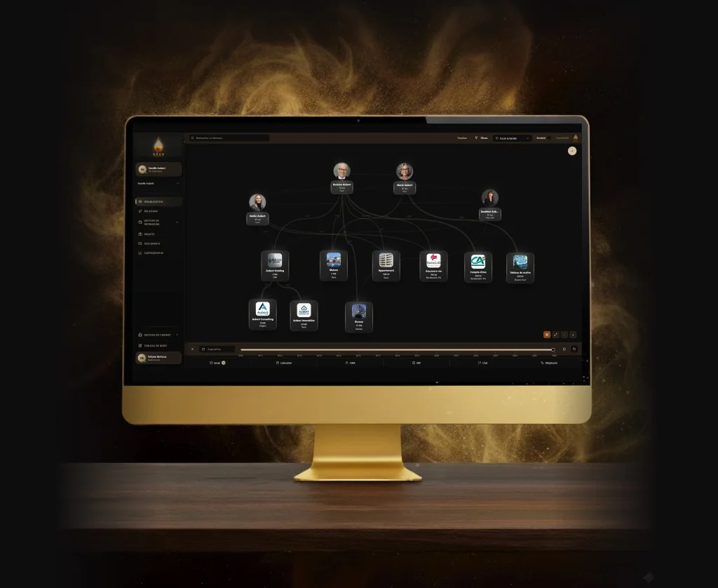 Aperçu de l’interface SÈVE sur un écran de bureau